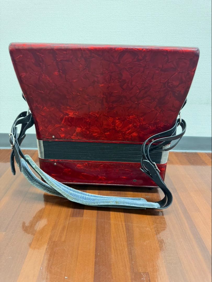 YAMAHA 赤 アコーディオン 25鍵盤