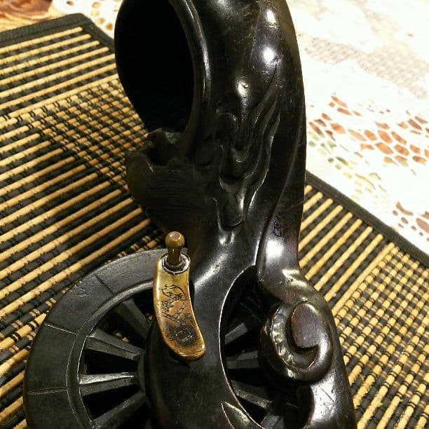 超希少 けやき黒木の墨つぼ　ラスト