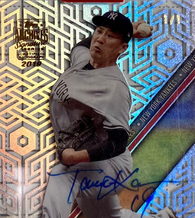 田中将大直筆サインカード 1枚限定