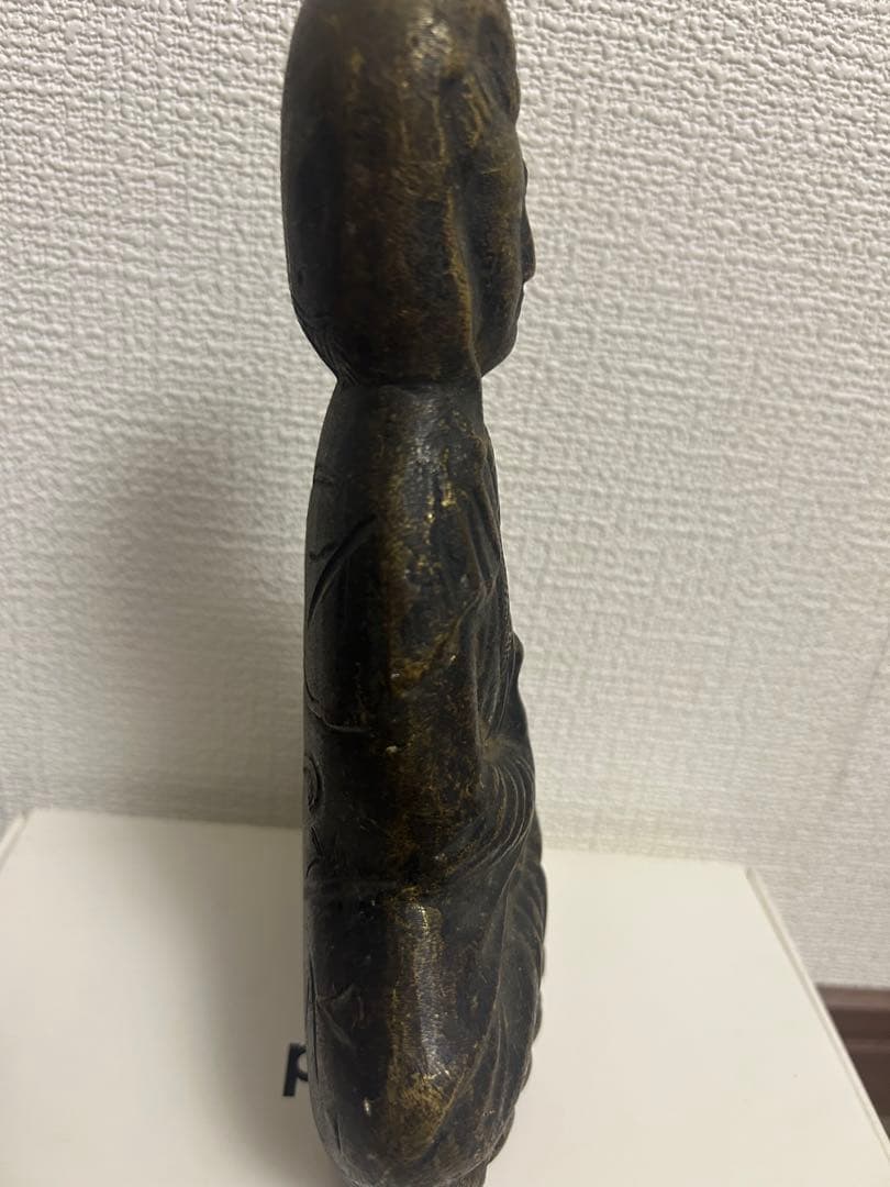 古佛像，時代物，在銘，古銅製