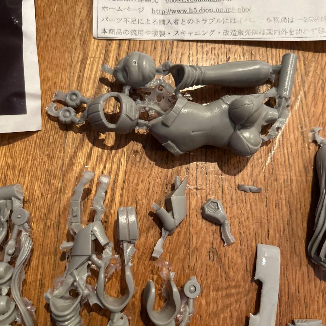 プラレス3四郎　桜姫　フル可動　ガレージキット