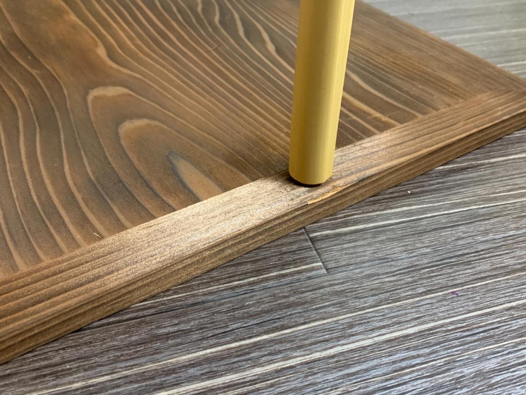 玄々斎好写 焼杉 五行棚 組立式 水指棚 茶道具 裏千家 837