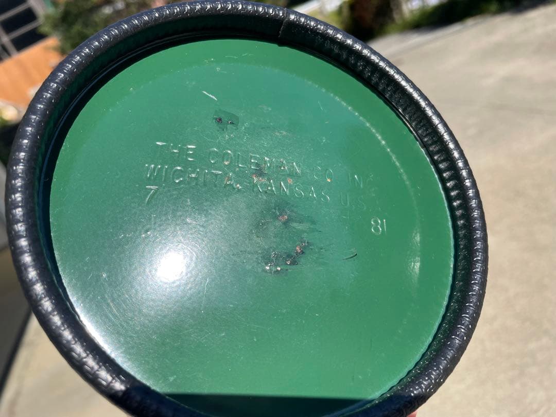 メンテ済》コールマン【'81年07月製200A700 ランタン（グリーン）】