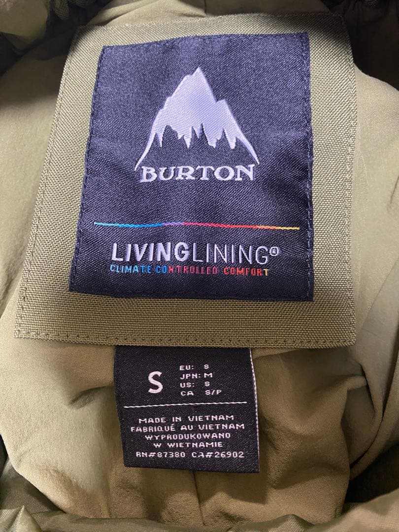 かたつむり、バートン(BURTON) オリーブグリーン オーバーオール