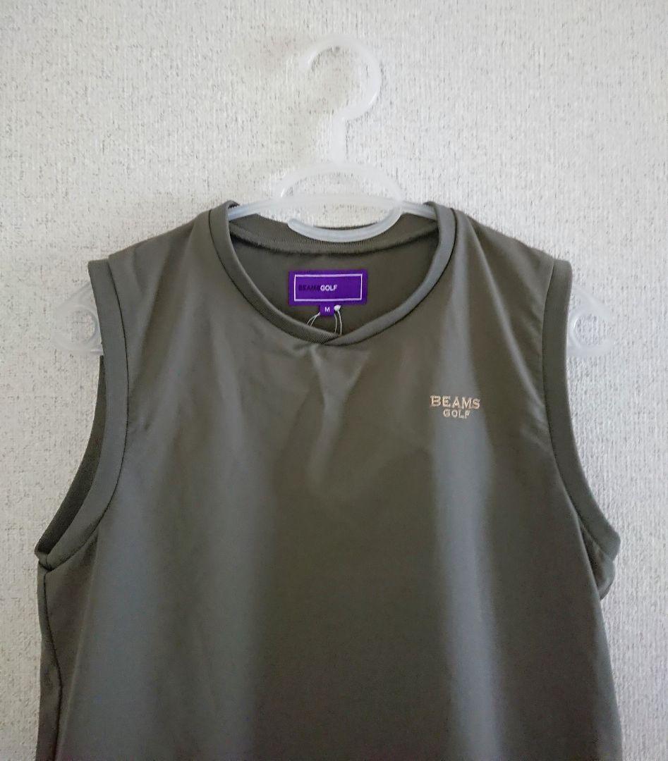 BEAMSP GOLE URPLE LABEL・ストレッチ クロスVネックベスト