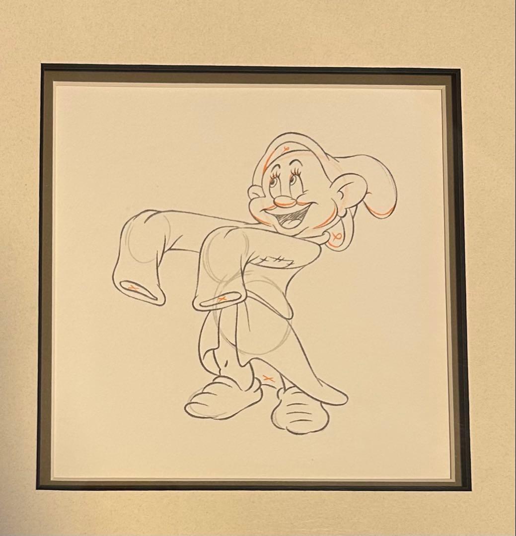 ディズニー Disney  White 白雪姫 ドーピー セル画