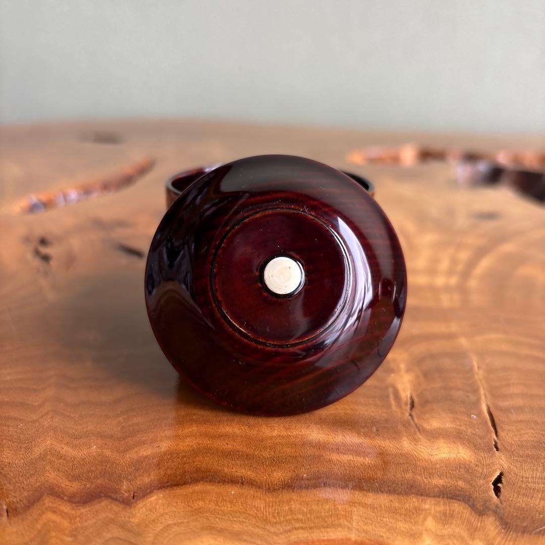 不見斎好写 松の木香合 中村湖彩造 茶道具 共箱