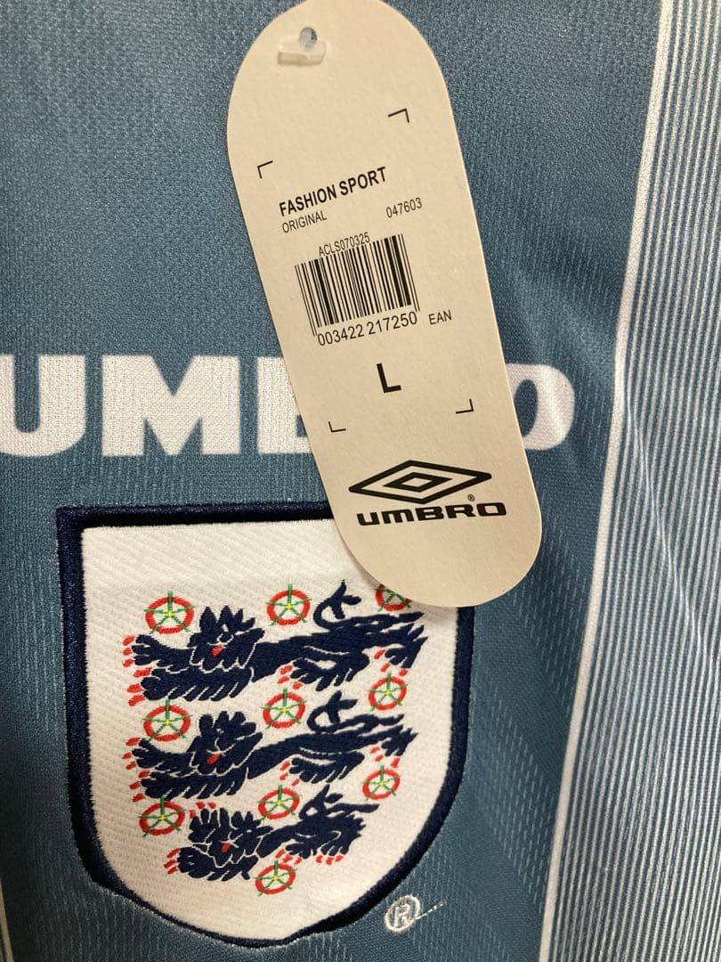 1996 イングランド代表 ガス ユニフォーム(A)