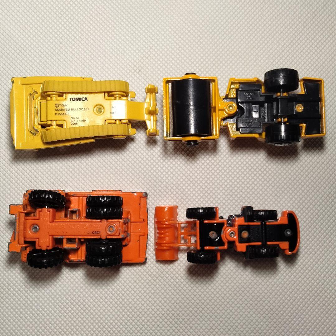 4989 ミニカー 働く車 建設土木系 工事車両セット ルース品