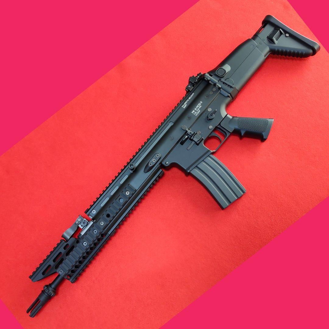 東京マルイ　次世代電動ガン SCAR-L ブラック　ブースター付