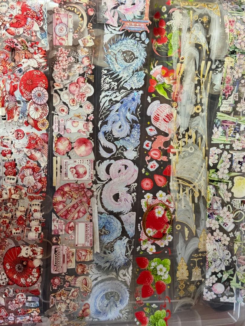 海外マステ 装飾 人物 背景 AI 色々 まとめ売りセット おまけ付き