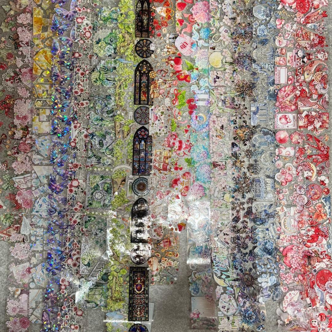 海外マステ 装飾 人物 背景 AI 色々 まとめ売りセット おまけ付き