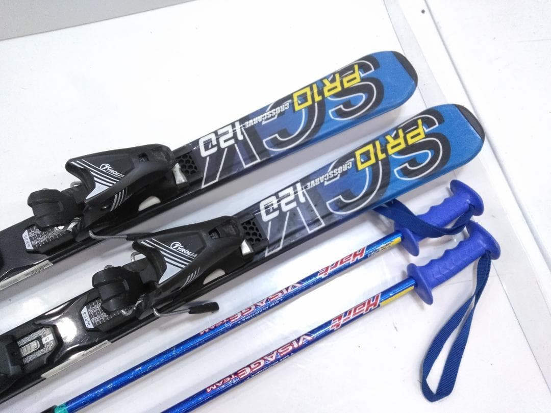 ジュニアスキー4点セット スノーカービング 120cm ブーツ 21cm ◇