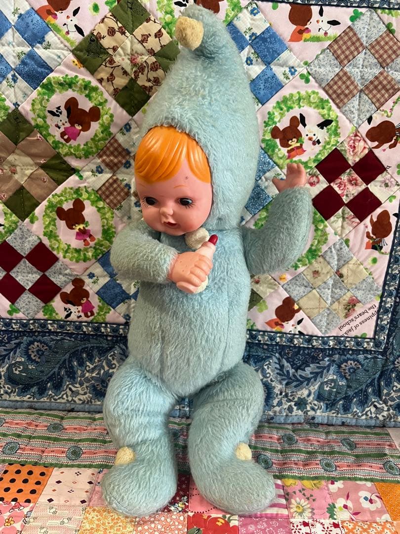 ヴィンテージラバーフェイスドール