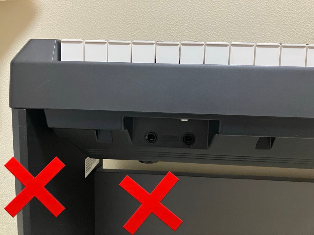 1/4まで！　美品‼️ヤマハ　P-115 本体、譜面台、電源コード、標準ペダルのみ