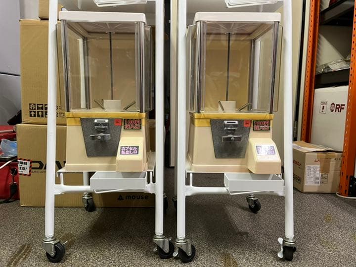 配達相談　ガチャコップ4台　九州長崎佐賀福岡山口熊本大分イベントガチャガチャ本体