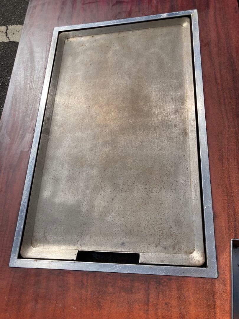 業務用　お好み焼き鉄板付き座卓