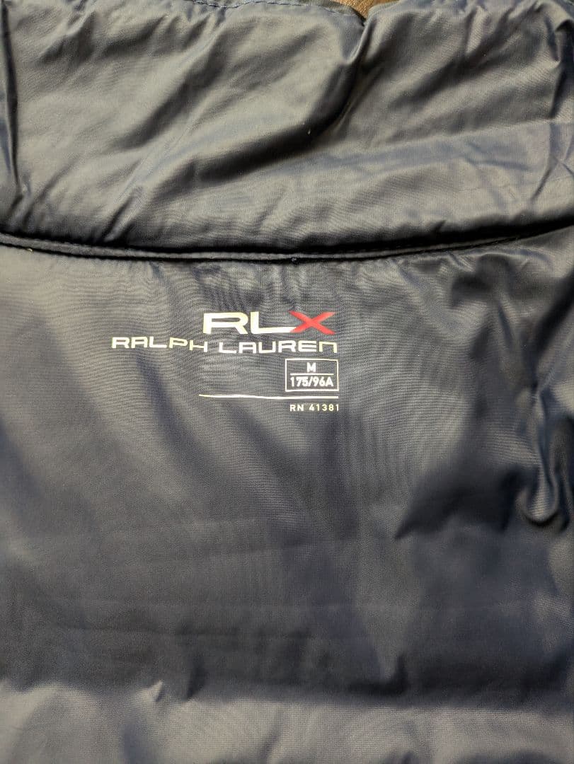 ポロラルフローレン★メンズ ダウンベスト★ネイビーМ