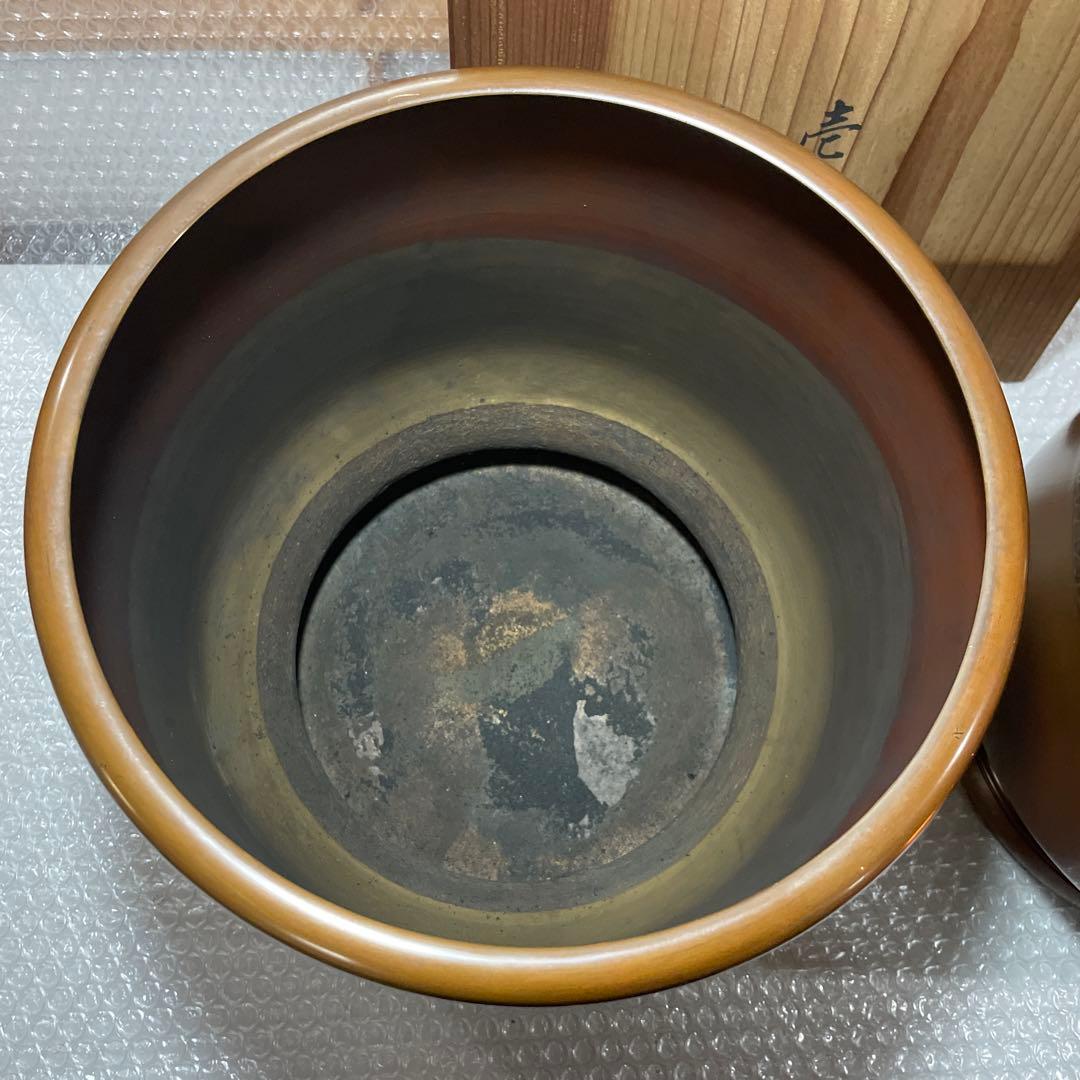 銅器手悟火鉢 壱対 昭和 レトロ 2点