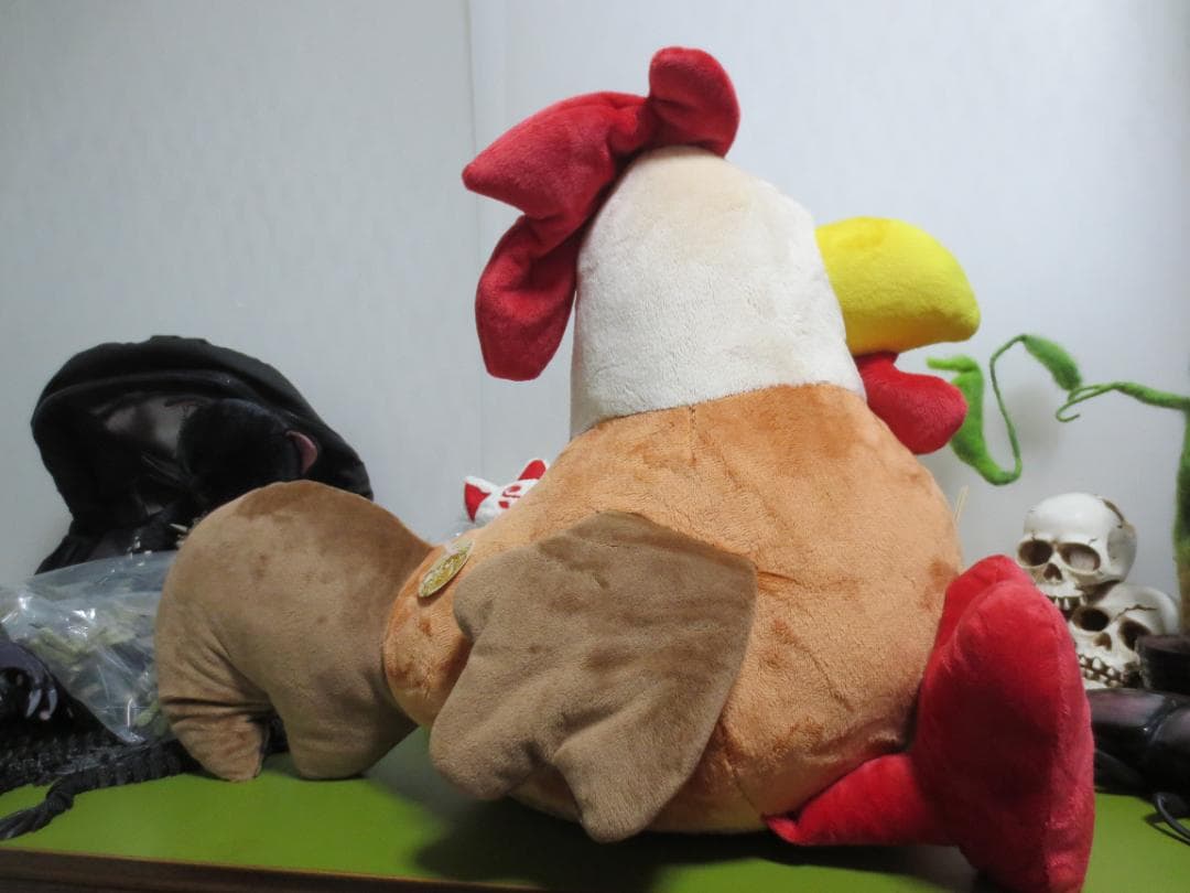 超BIG【台湾限定】NICI　ニキ　CUCKOO　ニワトリ　雄鶏　60㎝！正規品