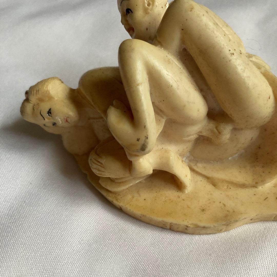 工芸品 Japanese Style Shunga Sculpture Doll