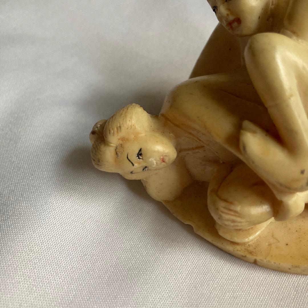 工芸品 Japanese Style Shunga Sculpture Doll