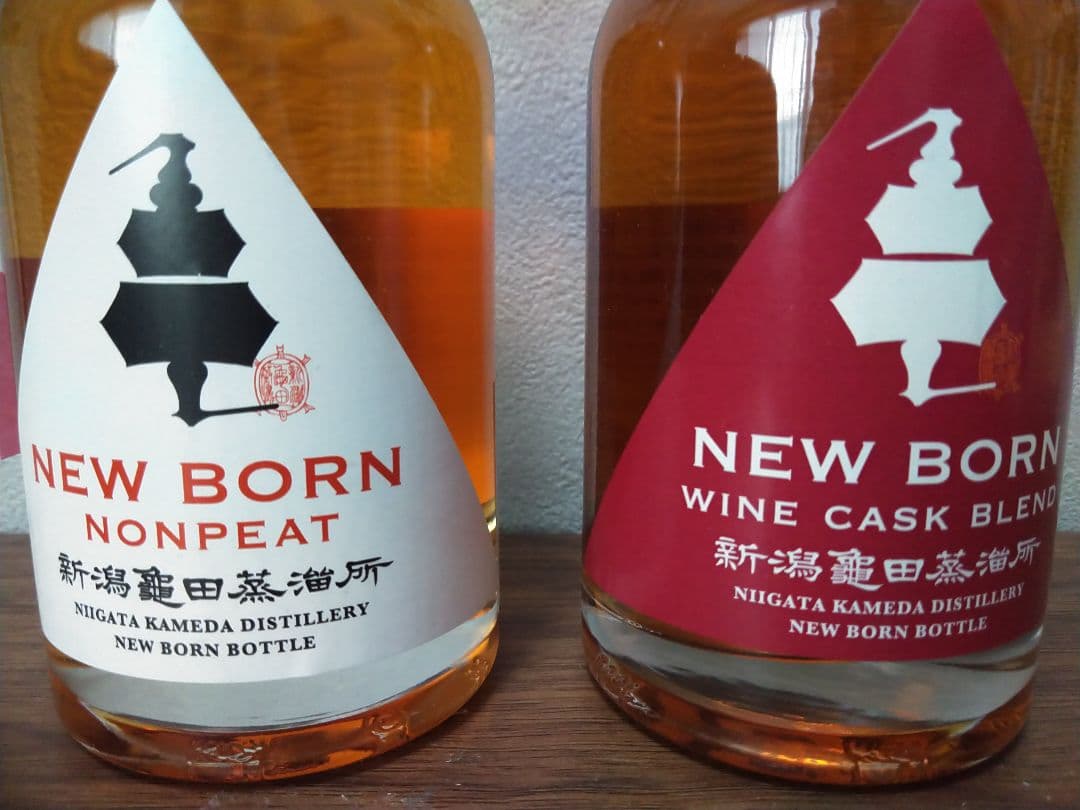 新潟亀田蒸溜所 NEW BORN ノンピート & ワインカスクブレンド セット