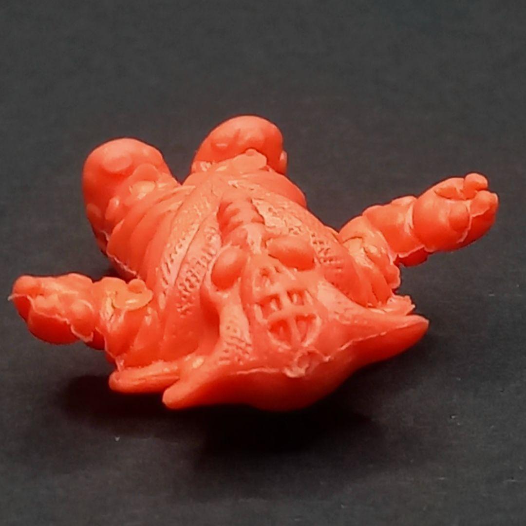 【フリップ星人】ツヤありうすい橙色　ウルトラ 怪獣 消しゴム 特撮 当時もの