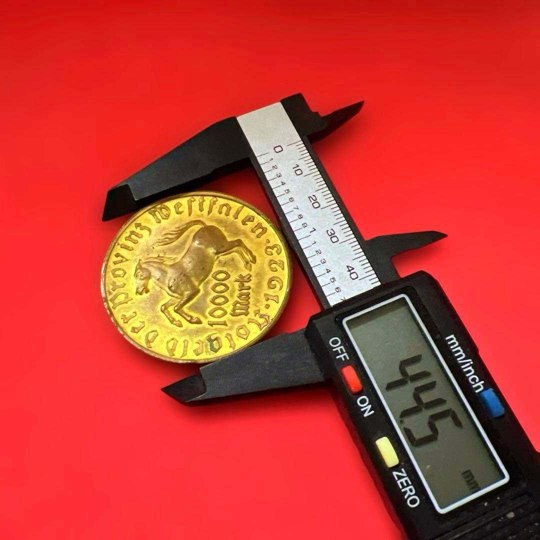 【激レア】1923年 10000マルク ノートゲルト ブロンズ重量版 ドイツ