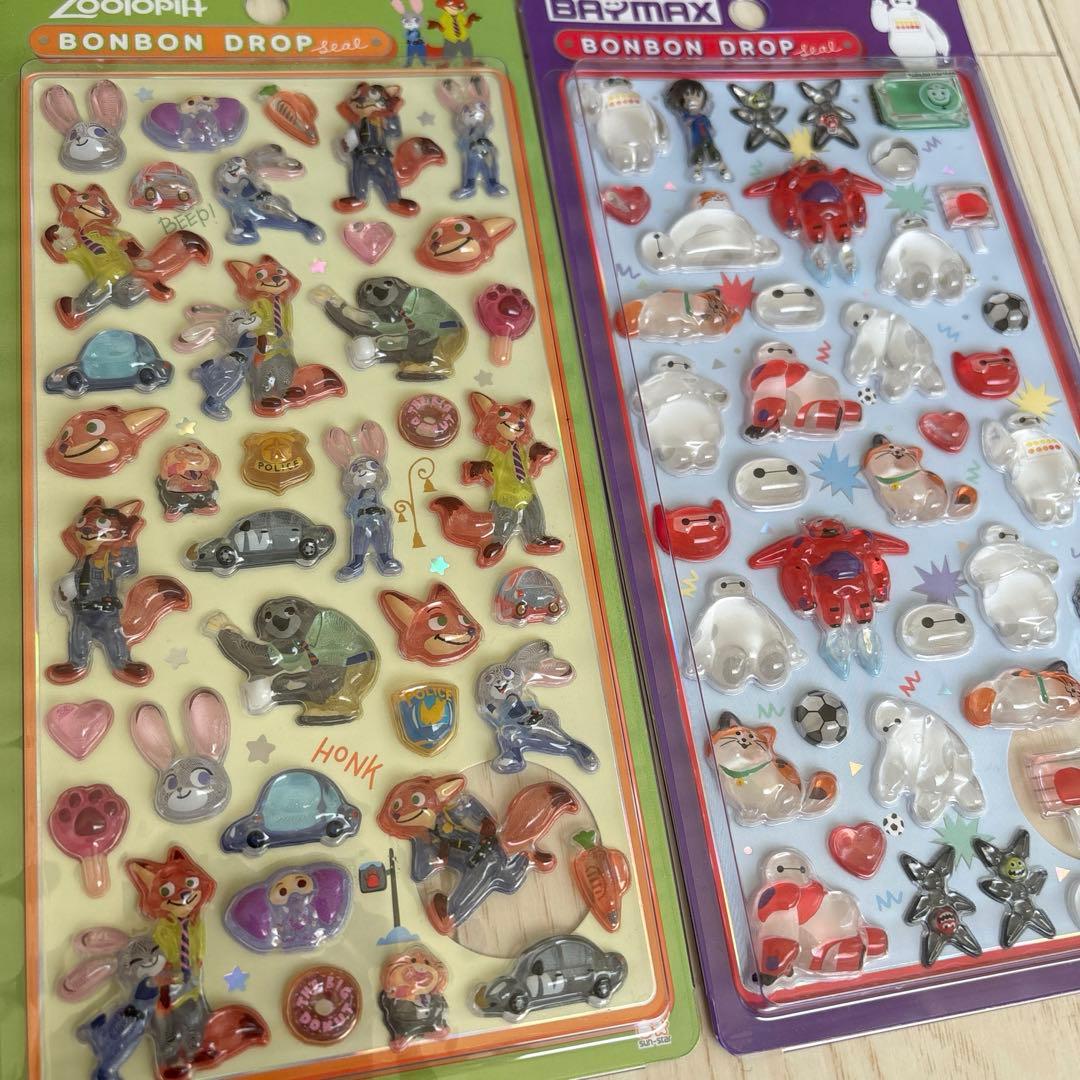 国内正規品 ディズニー ボンボンドロップシール 第2弾 6種 セット