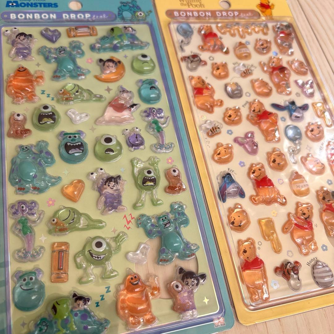 国内正規品 ディズニー ボンボンドロップシール 第2弾 6種 セット