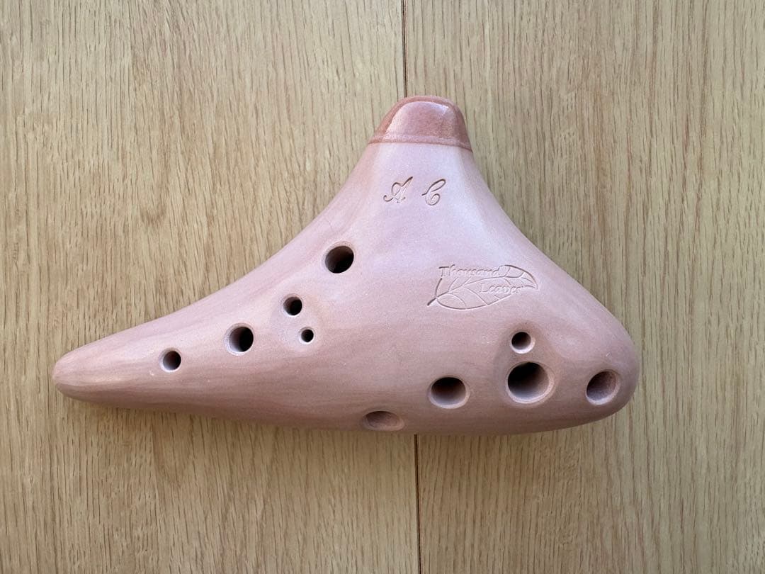 【試奏のみ・未使用に近い美品】サウザンドリーブスオカリナ　Bタイプ　AC管