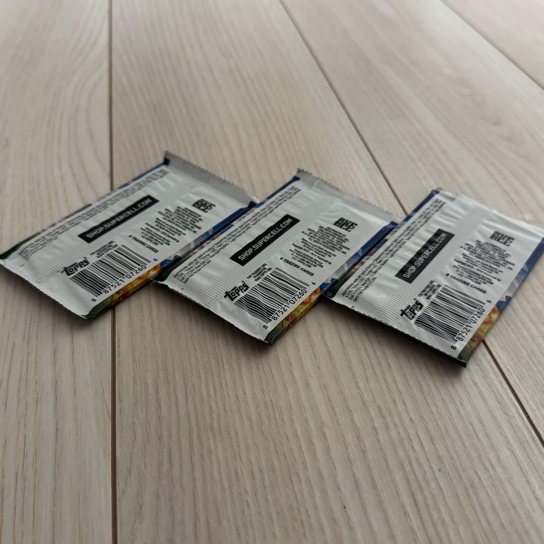 【未開封】希少品 クラッシュロワイヤル 公式トレカパック 2つセット クラロワ