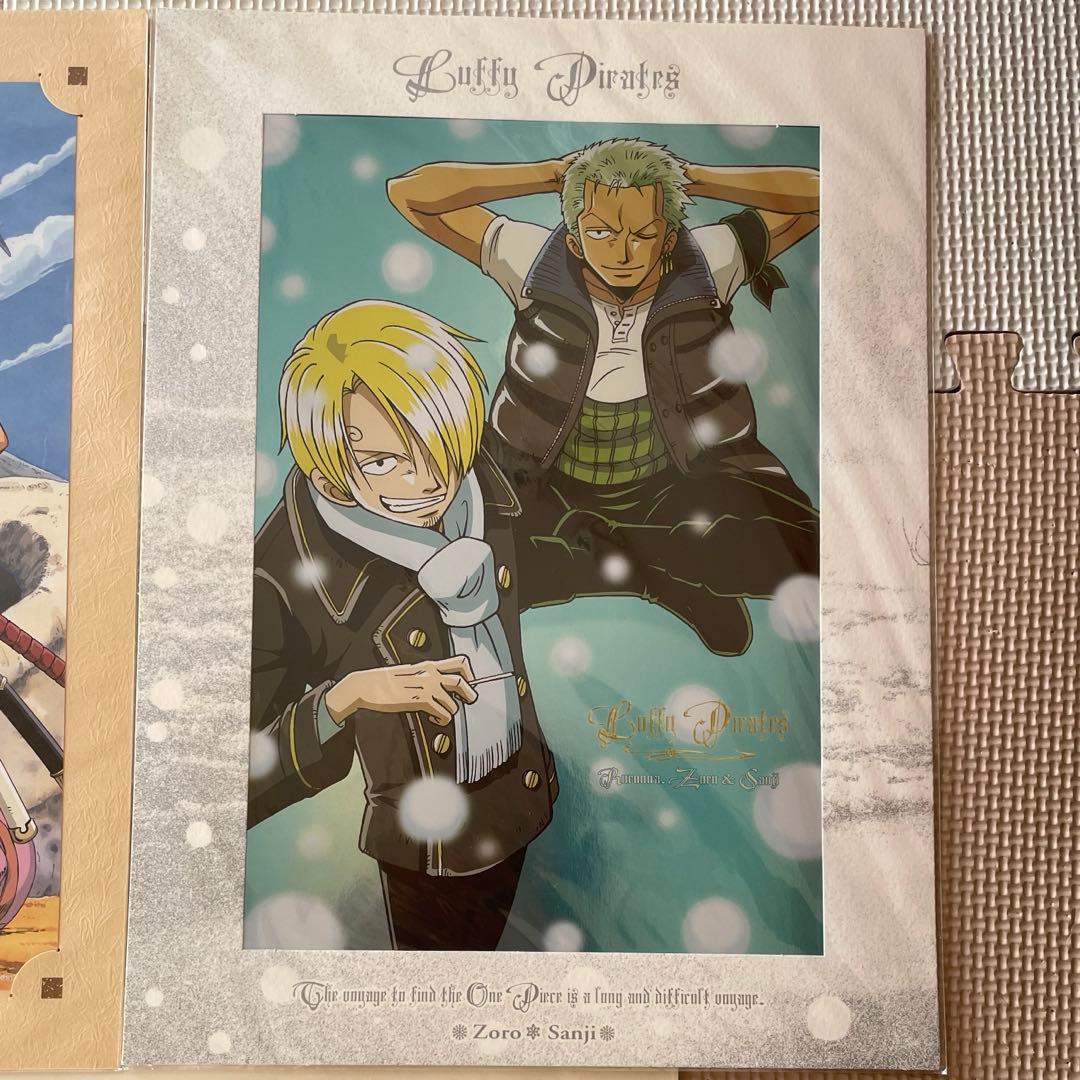 ワンピース　ポートレート　ゾロ　サンジ