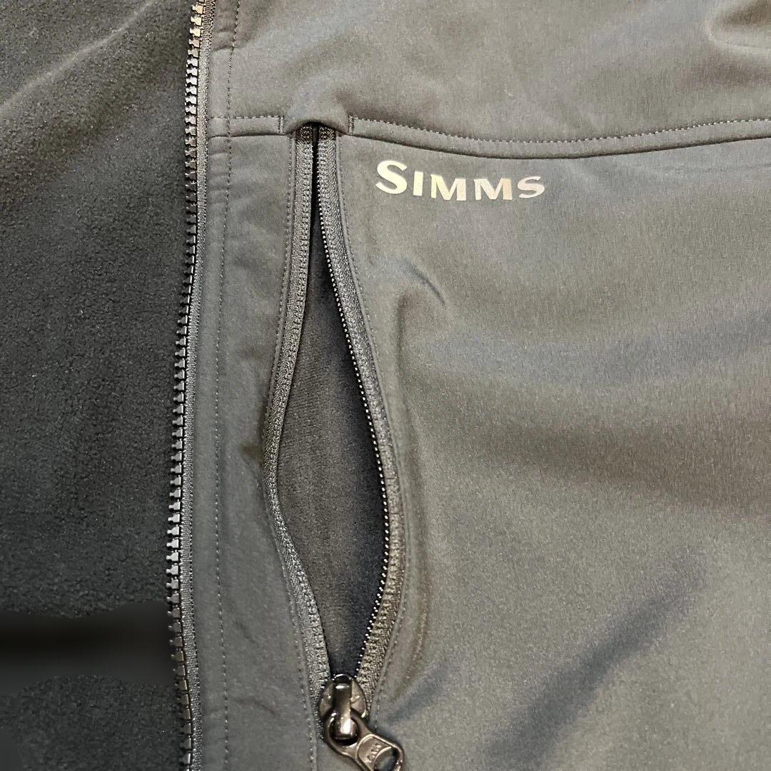 SIMMS フード付きジャケット ブラック 裏起毛　大きいサイズ　3L
