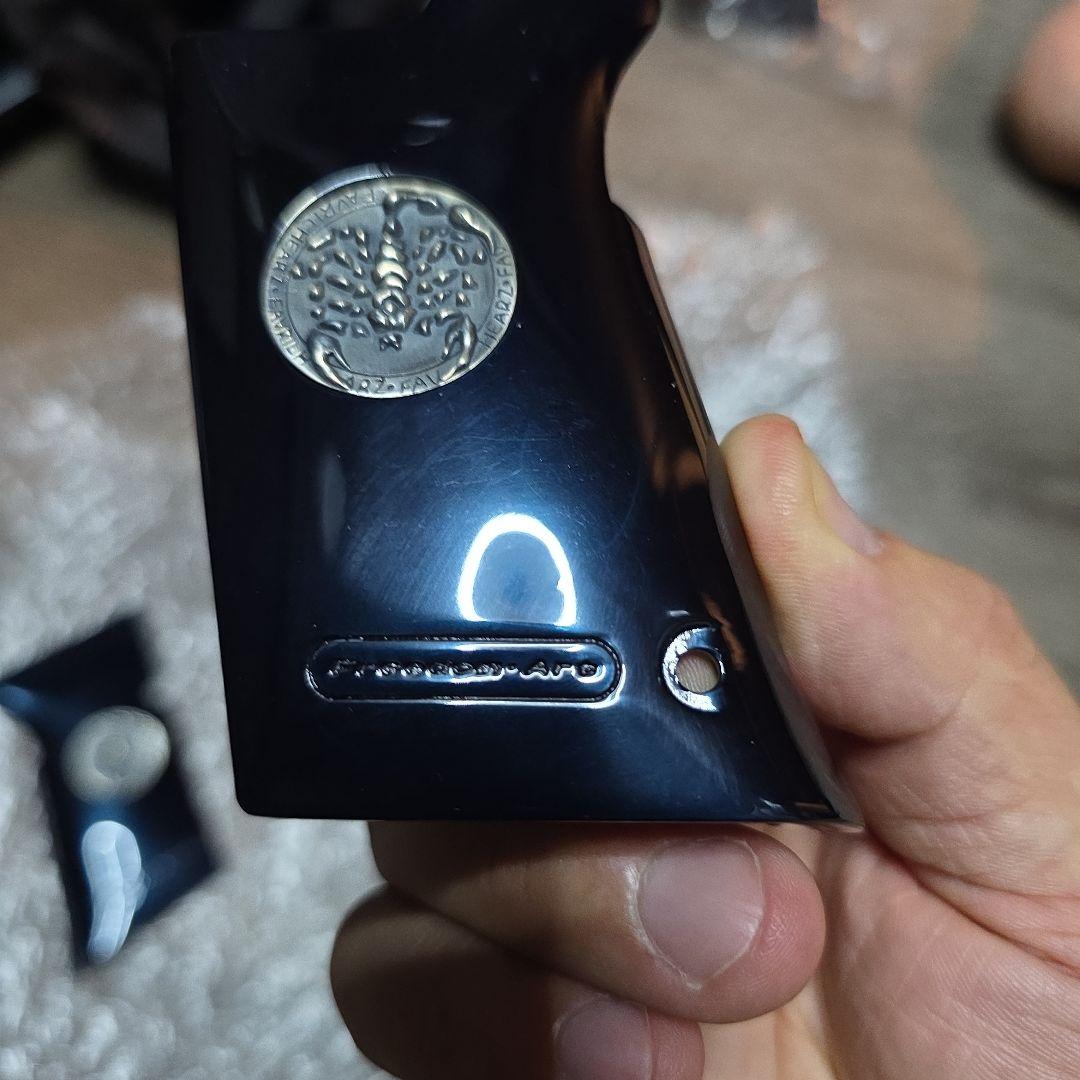 フリーダムアートトイガングリップ スコーピオンモチーフ ダークネイビー超希少