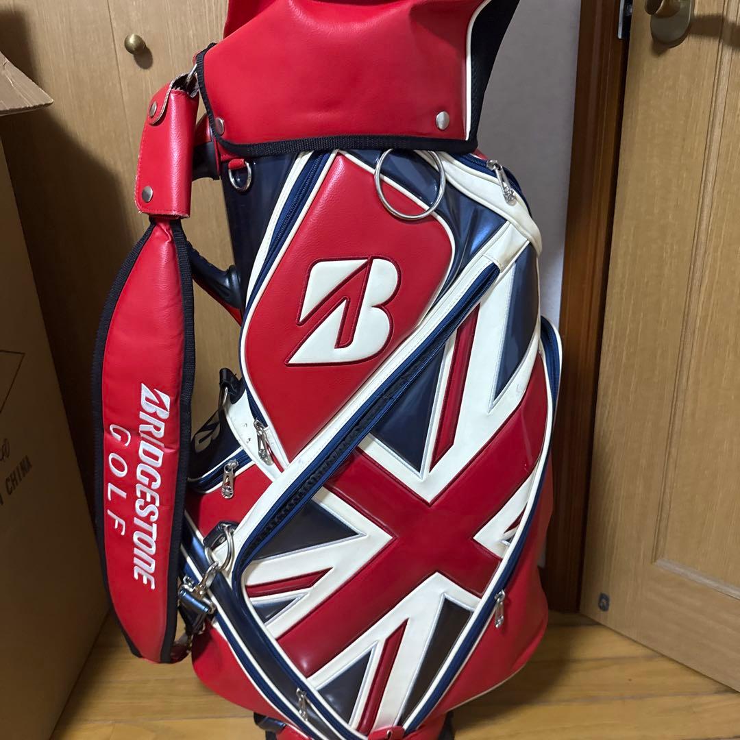 ブリヂストン ゴルフバッグ キャディバッグ ユニオンジャック