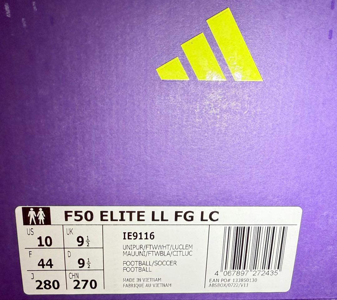 F50 ELITE レースレス ファストリボーン FG 28cm 新品 限定