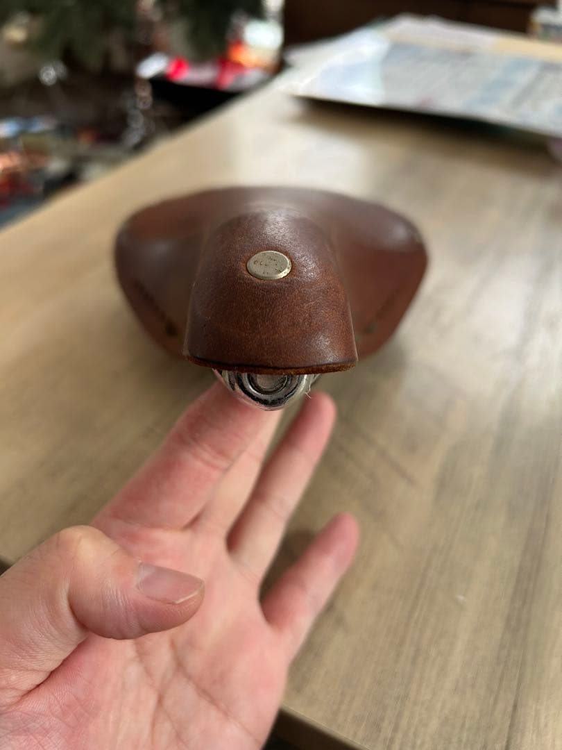 off　Brooks レザーサドル ブラウン　袋付き