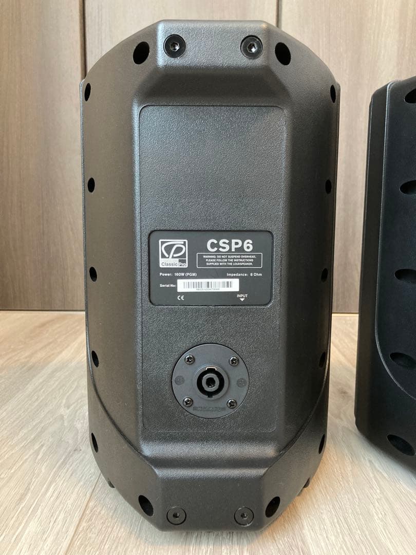 【美品＋バッグ付き】CSP6 2ウェイ パッシブスピーカー