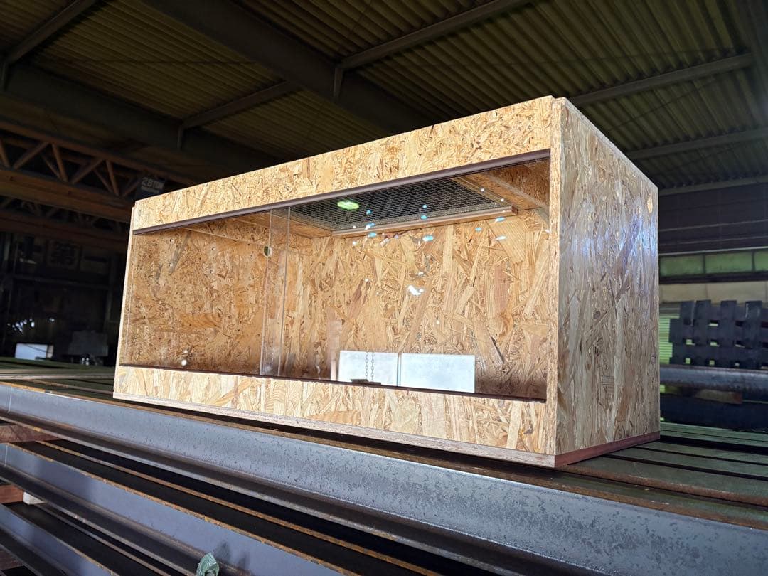 爬虫類ケージ　90×45×45 期間限定セール　天板金網コーキング付属　ケージ