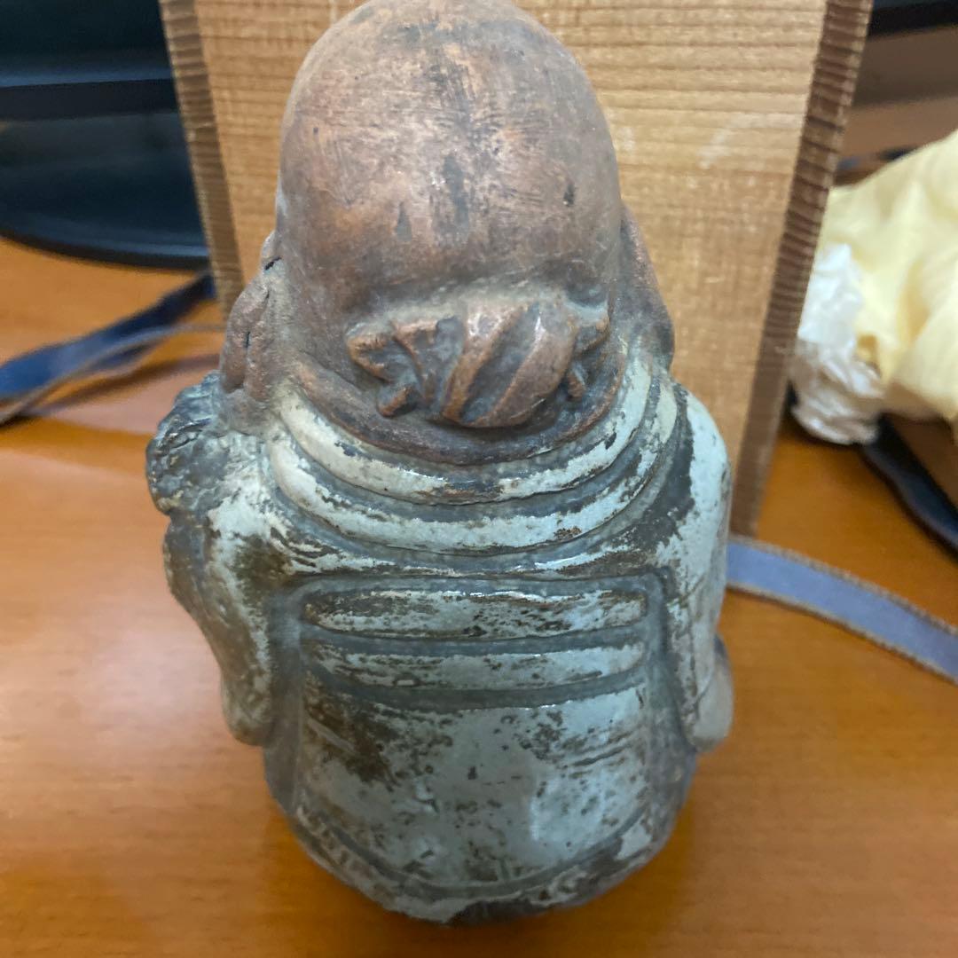 寿老人置物　九代長兵衛　七十五代朝日豊斎