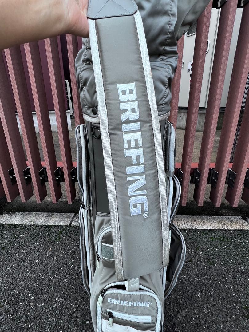 T*0様 BRIEFING キャディバッグ グレー