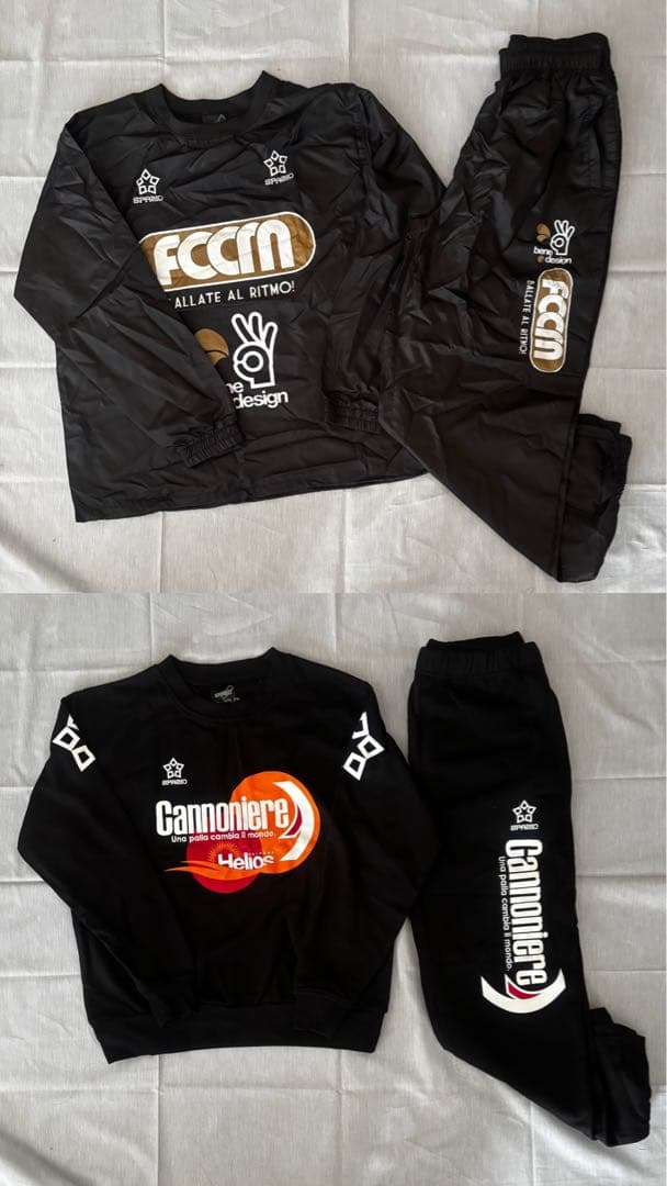 【新品タグ付き】SPAZIO ピステ上下 スウェット上下 セット売り