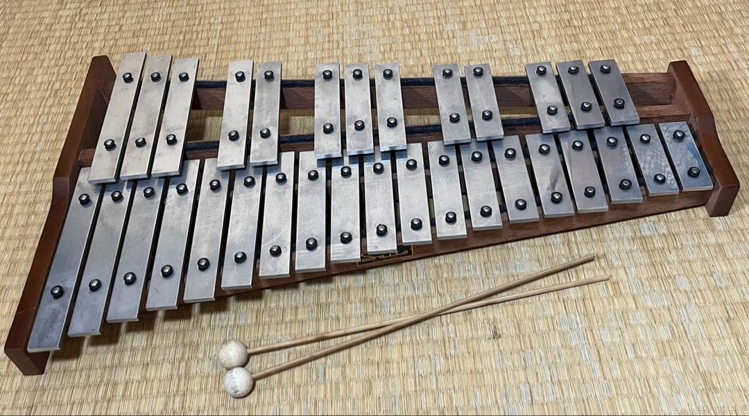 日本製 Saito サイトー 斉藤製作所 グロッケン 鉄琴 32鍵盤　JAPAN