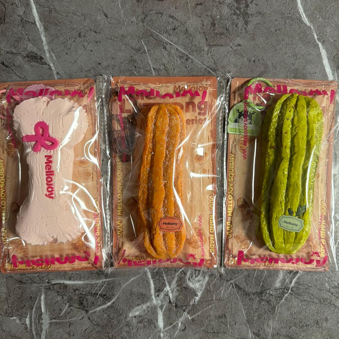 メロジョイ　Mellojoy 抹茶　チュロス　ボーン 3個セット