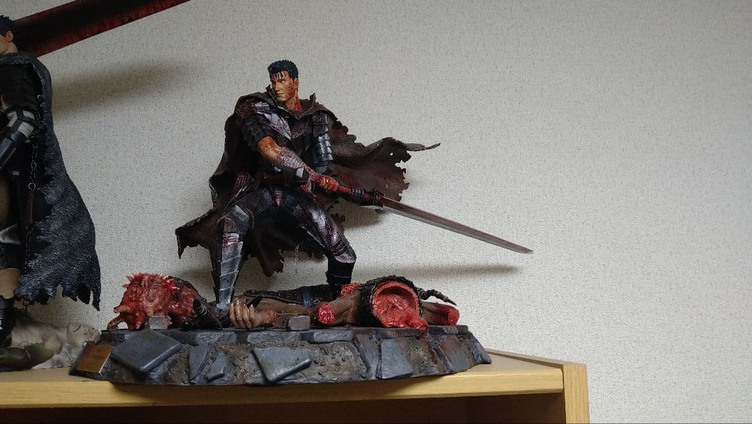 art of war製　ベルセルク　ガッツ　鎮魂レクイエム　ダーカ付き血飛沫塗装