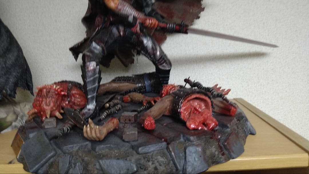 art of war製　ベルセルク　ガッツ　鎮魂レクイエム　ダーカ付き血飛沫塗装