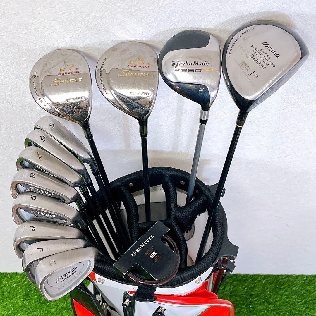 初心者向け　格安メンズゴルフクラブ 11本セット　ミズノ　ワールドイーグル　R