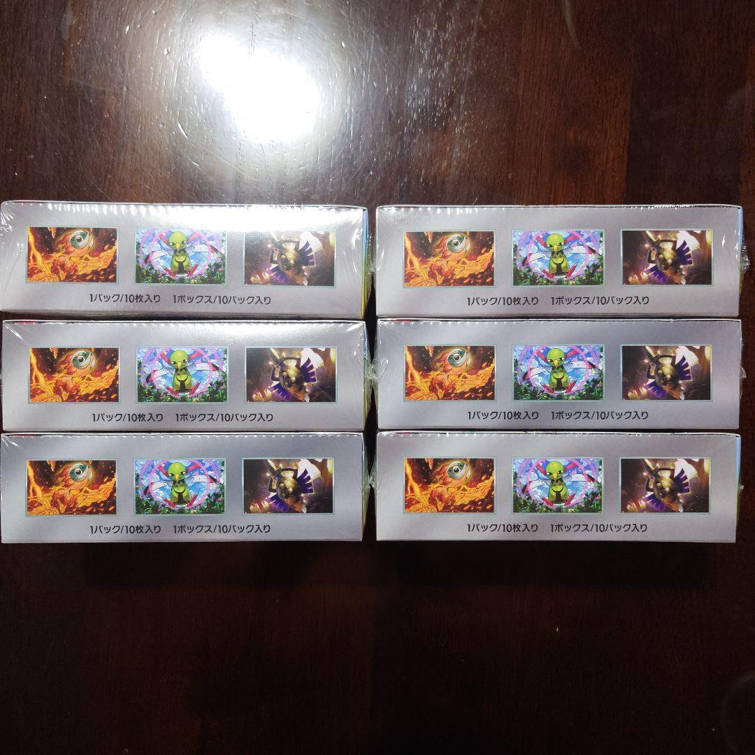 【新品未開封】ポケモンカード テラスタルフェスex 6BOX シュリンク付